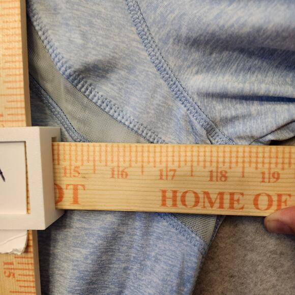 Tangerine Sweater Women Medium Blue Full Zip Athleisure Sporty Sweatshirt Jacket - Picture 10 of 13